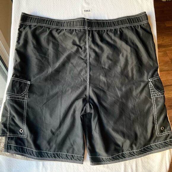 Sideout Men’s Swimming Trunks size XL, Black, w Liner - Picture 8 of 8